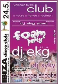 Foam party@Ibiza Disco Club