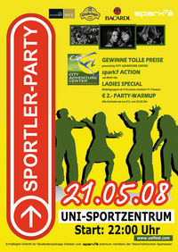 Sportler-Party pw. C-A-C@Uni-Sportzentrum