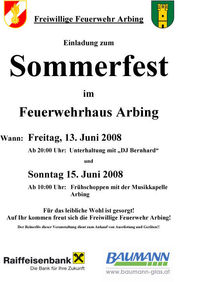 Sommerfest@Freiwillige Feuerwehr