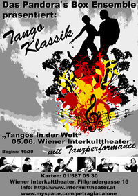 Tango Konzert mit Tanz Performance@Interkulttheater