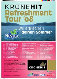 Kronehit Refreshment Tour 2008@Bundesbad Alte Donau