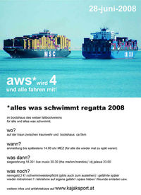 Alles Was Schwimmt Regatta 2008@Bootshaus des WFV / Traun