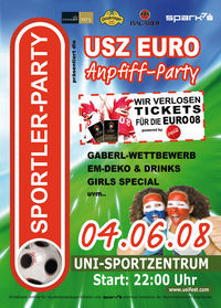USZ EURO Anpfiff Party@Uni-Sportzentrum