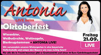 Oktoberfest mit Antonia Live@Hasenstall