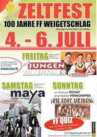 100 Jahre FF Weigetschlag@Weigetschlag