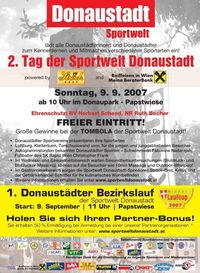 2. Tag der Sportwelt Donaustadt@Donaupark - Papstwiese