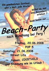 Beach Party@Ortszentum 