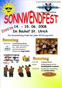 Sonnwendfest@Bauhof St.Ulrich