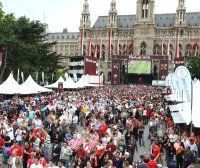 Fanzone Wien@Rathaus bis Heldenplatz