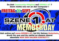 SZENE1 Memberday!