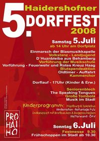 5. Haidershofner Dorffest@Dorfplatz Haidershofen