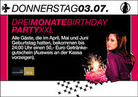 3 Monate Birthday Party XXL@Musikpark-A1