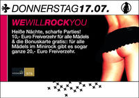 We will rock you!