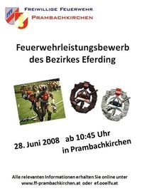 Feuerwehr Bezirksbewerb, Bez. Eferding@Sportplatz Prambachkirchen