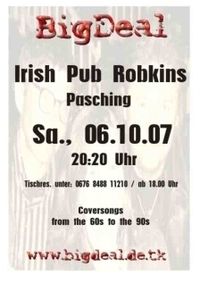 BigDeal live@Irish Pub Robkins