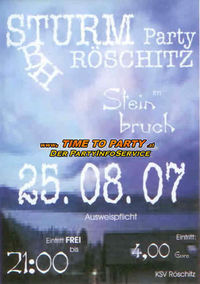 Sturm-Party@Steinbruch