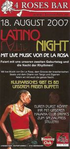 Latino Night@4roses Bar Oberndorf