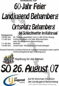 60 Jahre LJ Behamberg@Ortsplatz Behamberg