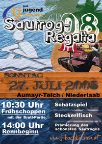 Sautrogregatta 2008@Aumayr Teich - Niederlaab