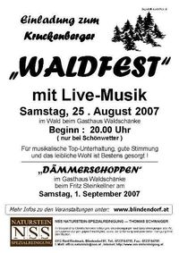 Kruckenberger Waldfest@Wald