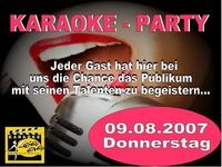 Karaokeparty@Partystadl