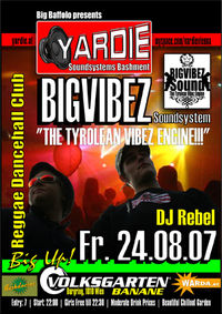 BigVibez Soundsystem@Volksgarten Banane