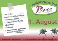 Picasso Familiensommerfest@Picasso Cafe Hinterhof