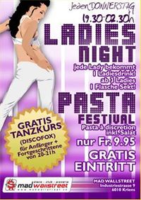 Die mega Ladies Night@Mad Wallstreet - Luzern