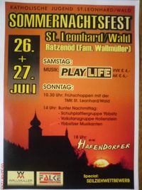 Sommernachtsfest St.Leonhard/Wald@Wallmüller Zimmerei und Dachdeckerei