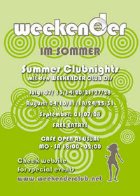 Summer Club Night@Weekender Club