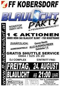 Blaulicht Party@Feuerwehrhaus