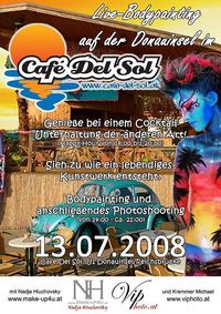 Live Bodypainting@Cafe del Sol