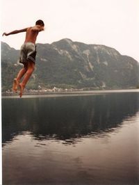 Klippenspringen im Salzkammergut