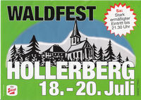 Waldfest Hollerberg@Hollerberg