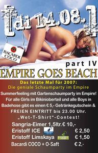 Beach Part IV@Empire