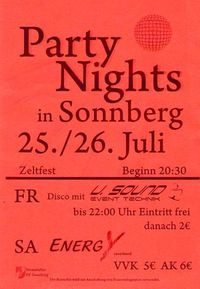 Party Nights Sonnberg@Party Nights Sonnbger