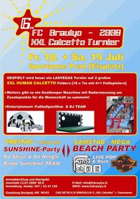 XXL Calcetto Turnier und Beachparty@Sportzone Prad