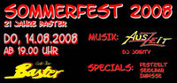Sommerfest 2008 - 21 Jahre Baster@Baster