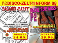 P2 Discozelt @ Inform 08 - Wahl Zur Miss P2@P2 Discozelt - Inform Oberwart