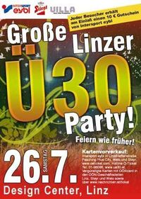 Linzer Ü30 Party@Design Center 