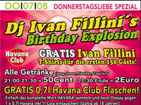 Dj Ivan Fillini´s Birthday Explosion@Excalibur