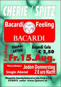 Bacardi Feeling@Tanzcafe Cherie Spitz
