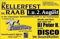 24. Kellerfest in Raab@Biersandkeller