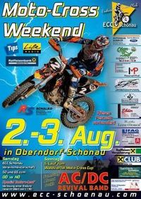 Moto-Cross-Weekend  2.-3.Aug in Oberndorf .Schönau  AC /DC