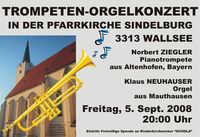 Trompeten und Orgelkonzert@Pfarrkirche Wallsee-Sindelburg