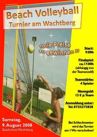 Beach-Volley-Ball Turnier @GH Grillenberger am Wachtberg