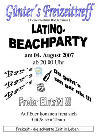 Latino Beachparty@Freibad