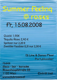 Summer Feeling@ro:ses disco - bar - karaoke