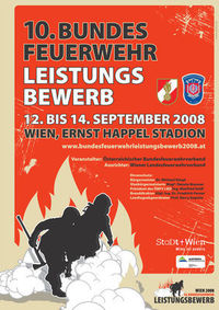 Freiwillige Feuerwehr Ruhstetten------Bewerbsgruppe 1 am Bundesbewerb 2008 in Wien........LIVE dabei