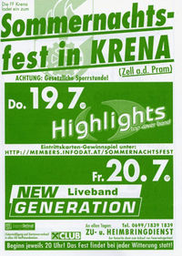 Sommernachtsfest Krena@Krena